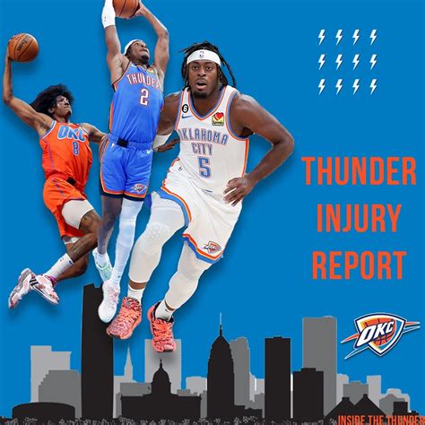 oklahoma thunder injury report